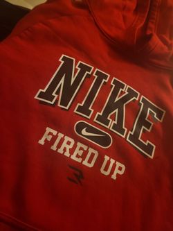 Nike red hoodie kids size XL