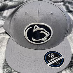 7 5/8 Men's Penn State Nittany Lions Top Of The World Fitted Hat New NWT