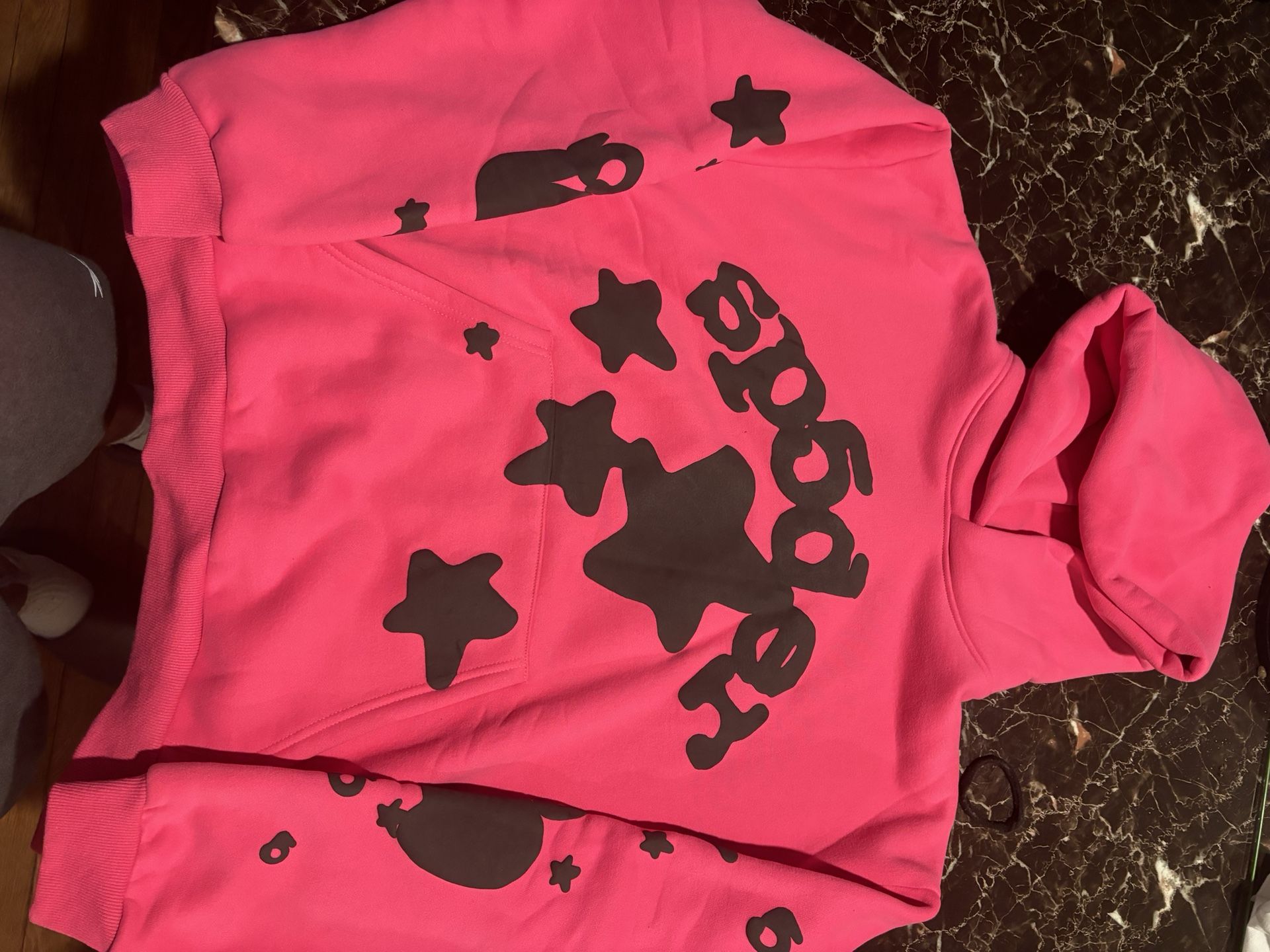 Pink Beluga Spider Hoodie