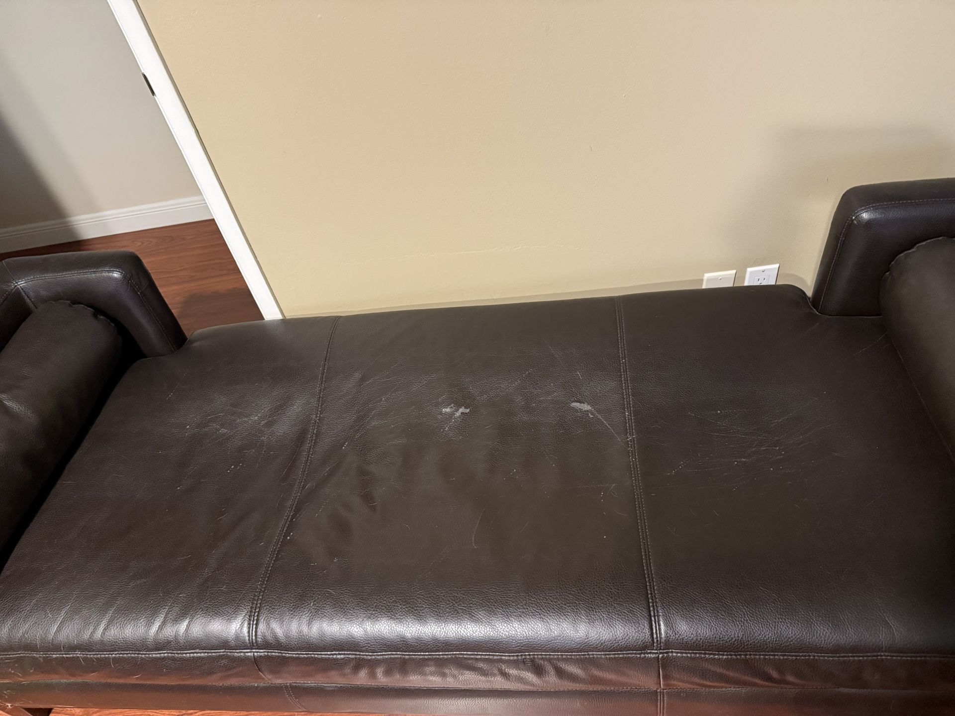 Brown Couch Bonded Leather