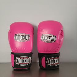 Hot Pink Boxibg Gloves