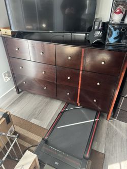 Wood Dresser 6 Drawer