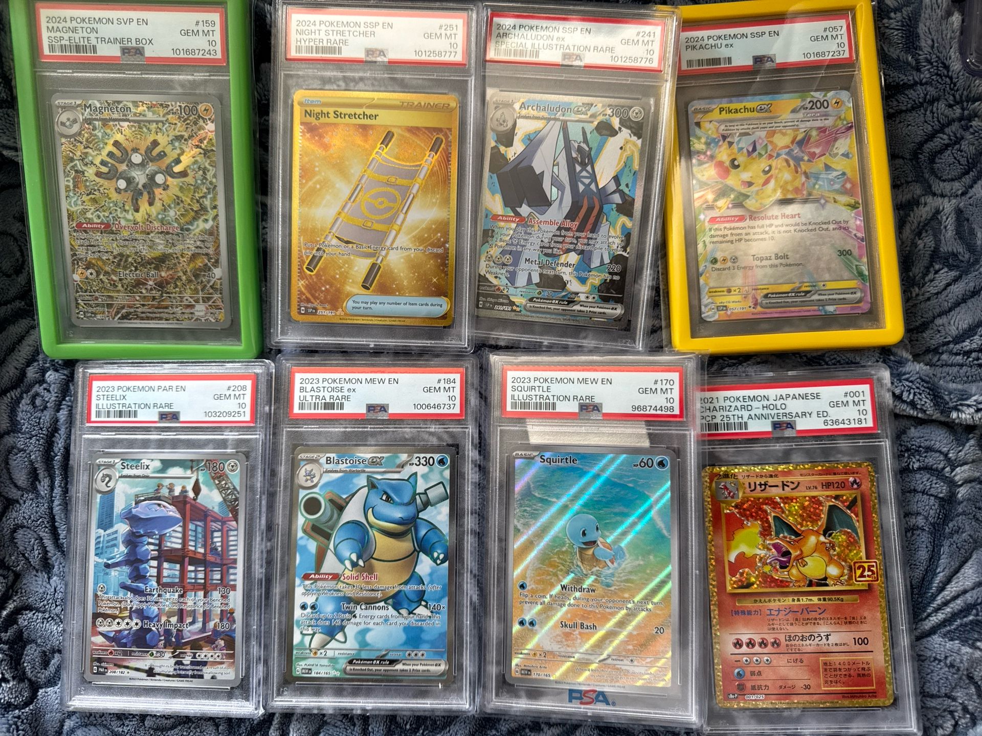 PSA 10 Slabs Pristine Cgc 10 Graded Cards