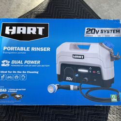 HART 20-Volt 50 PSI Rinser Kit, (1) 20-Volt 2Ah Lithium-Ion Battery