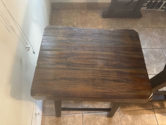 Table with two stools