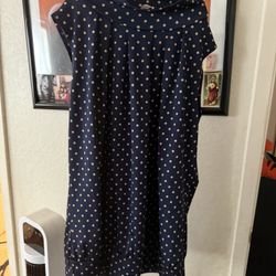 Blue Polkadot Shirt