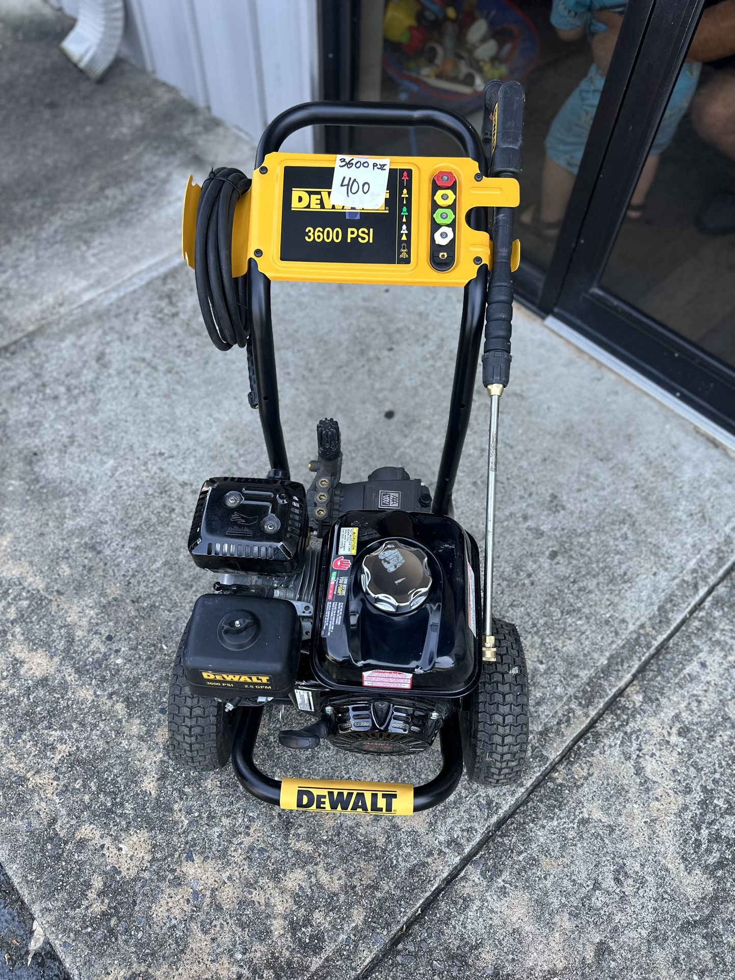Dewalt Pressurewasher’s’s 3600psi