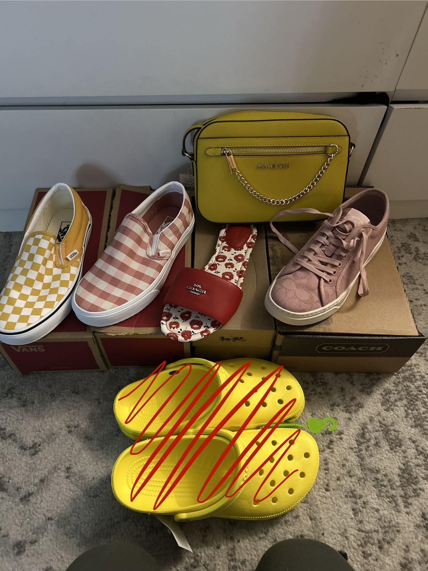 Brand New Shoes And MK Purse