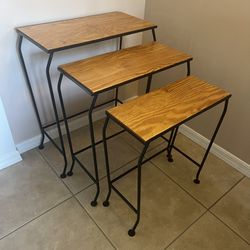 Stackable Plant Stand Set Of 3