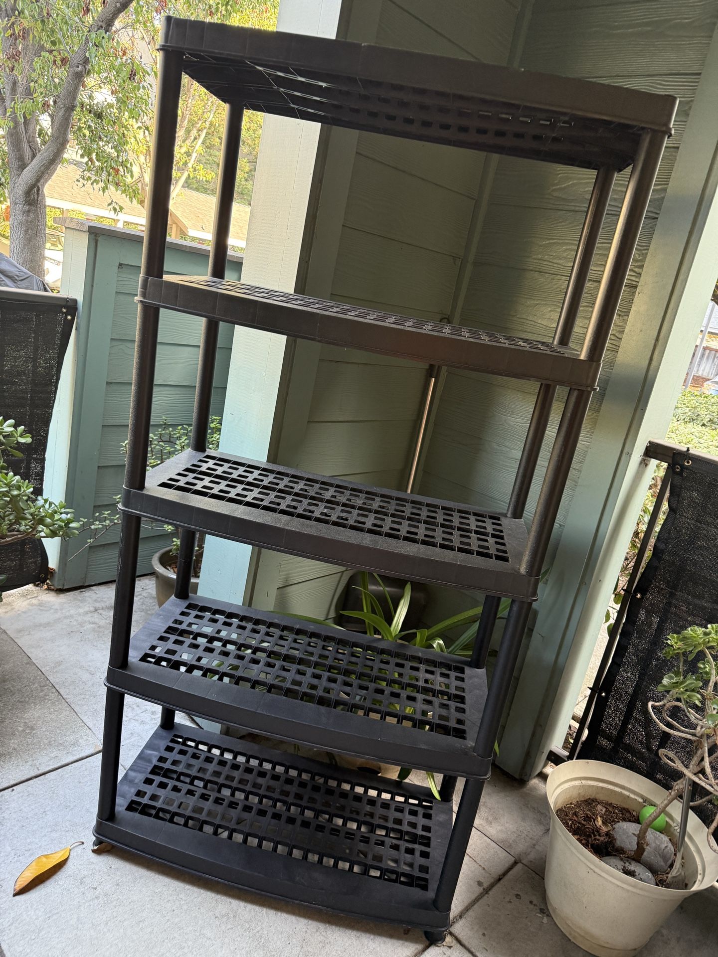 Plastic Storage Rack Shelf