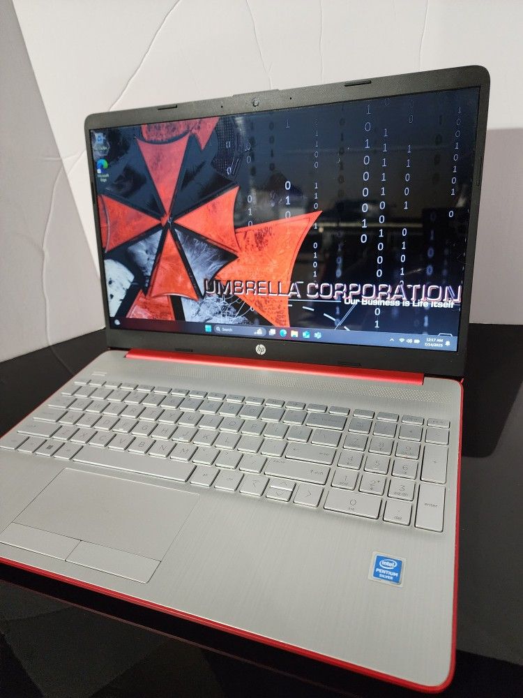 SCARLET RED HP WINDOWS 11 LAPTOP