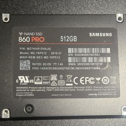 Samsung 860 PRO SSD – 512 GB