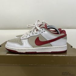 Nike Dunk Low Light Red Bone 2002 Size 7.5 Nike Sb Dunk Low High Mid
