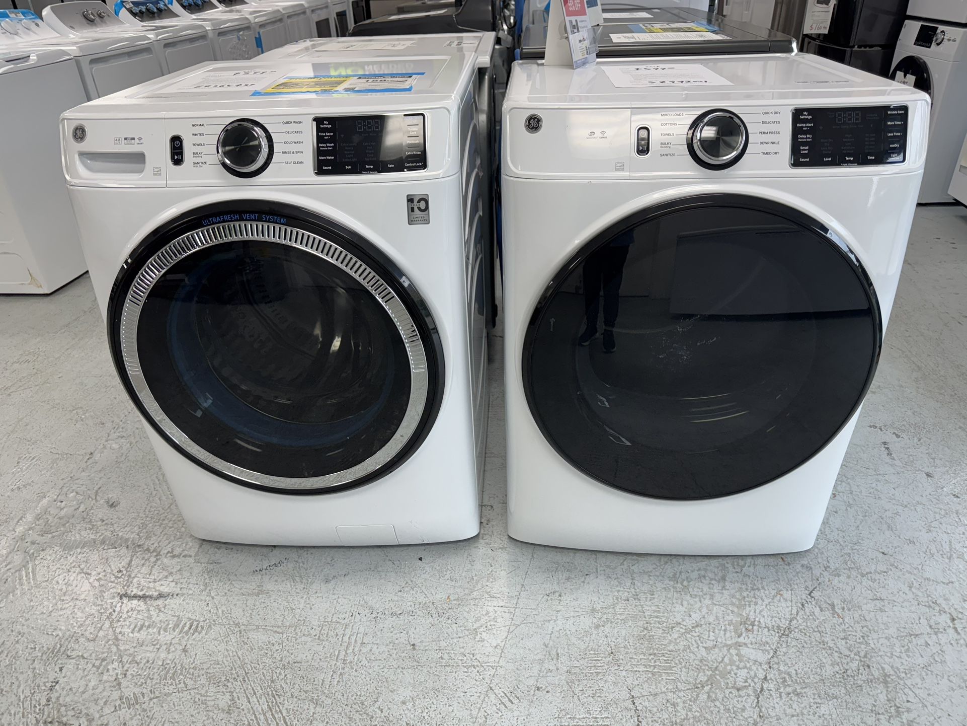GE Profile Front Load Washer And Dryer Set