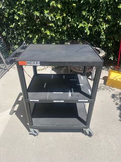 Plastic Cart on Wheels