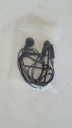 New earphones. Never used.