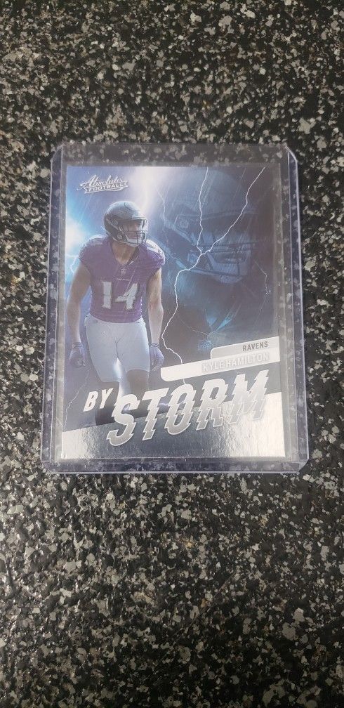 2022 KYLE HAMILTON PANINI ABSOLUTE BY STORM INSERT CARD