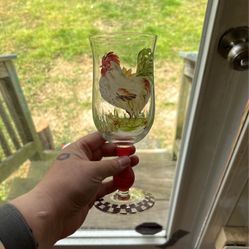 Rooster Goblet