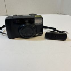 Pentax IQZoom 115-S 35mm Point And Shoot Camera Working