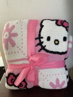 Hello kitty pink Twin Blanket 