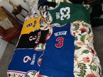 NBA Throwback Jersey Lot (7 total, men's large)