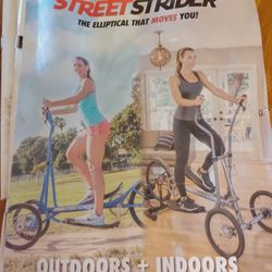 Speed Elliptical Bicycle, Metal Poles, 20 Metal 