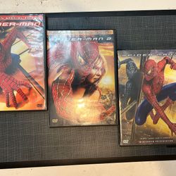 Spider-Man, Spider-Man 2, Spider-Man 3 DVD