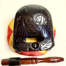 Wooden Fish Drum - Mõ Tụng Kinh Phật - 木鱼 - Size 5,5 inch