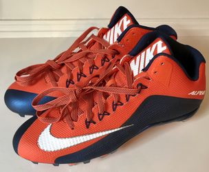 New Nike Alpha Pro 2.0 Cleats Blue & Orange