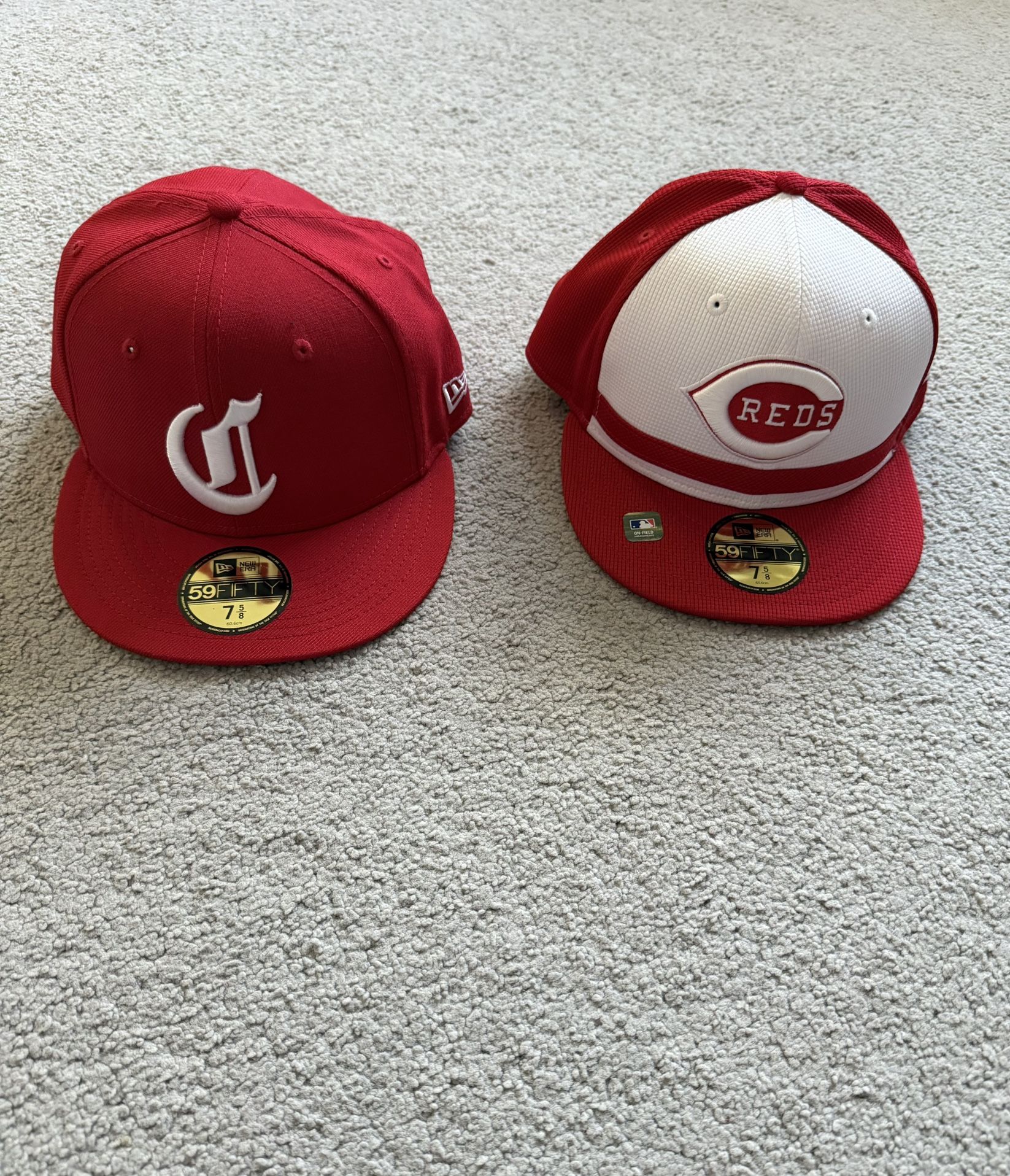 Cincinnati Reds New Era MLB 59Fifty Fitted Hats NWT