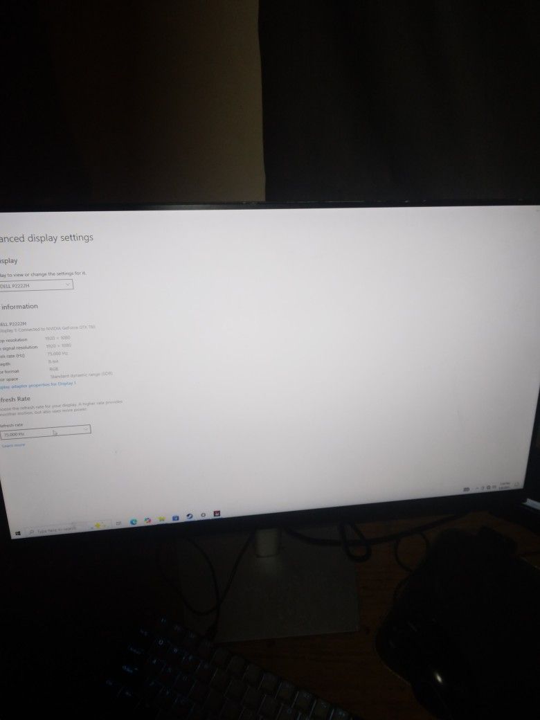 Dell 21 Inch 75hz