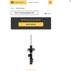 KYB (contact info removed) Gas Strut Fits select: 2013-2016 HYUNDAI ELANTRA, 2014 HYUNDAI ELANTRA COUPE