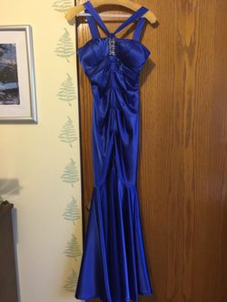 Royal Blue Evening Gown (Cache)