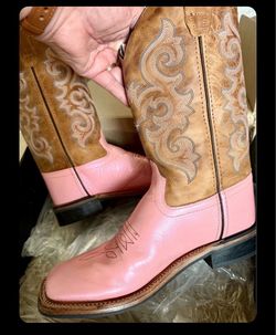 Genuine Leather Western Cowboy Boots