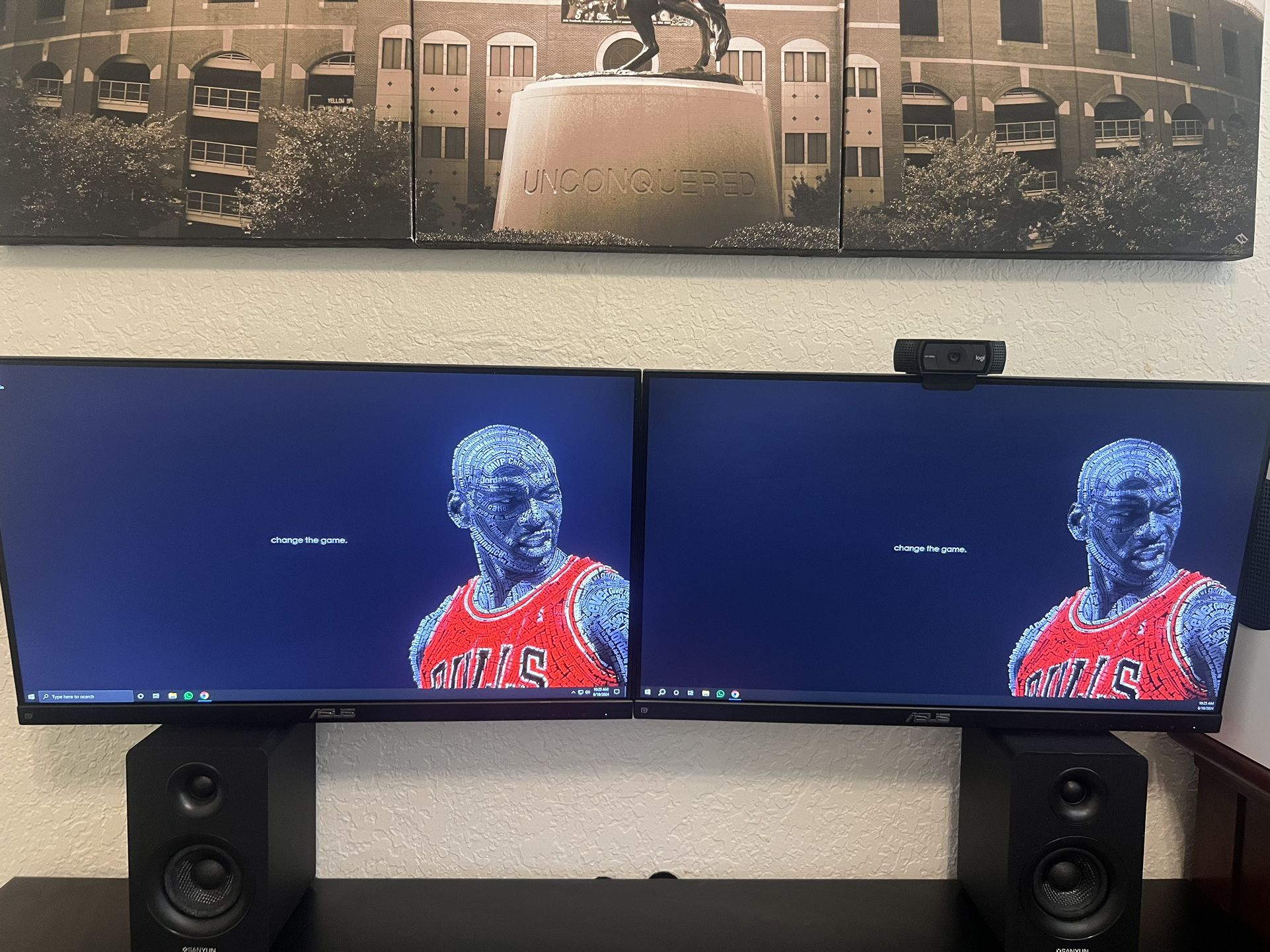 2 ASUS TUF Gaming VG249Q Monitors