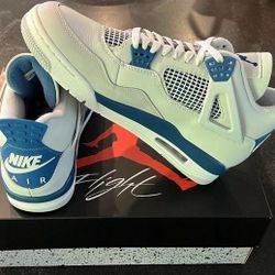 Brand new men's Air  Nike Jordan 4 Retro 2024 Military Blue size 12 !!!