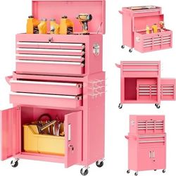 pink took chest on wheels 