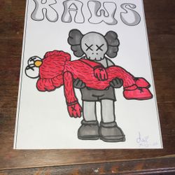 Kaws Drawing