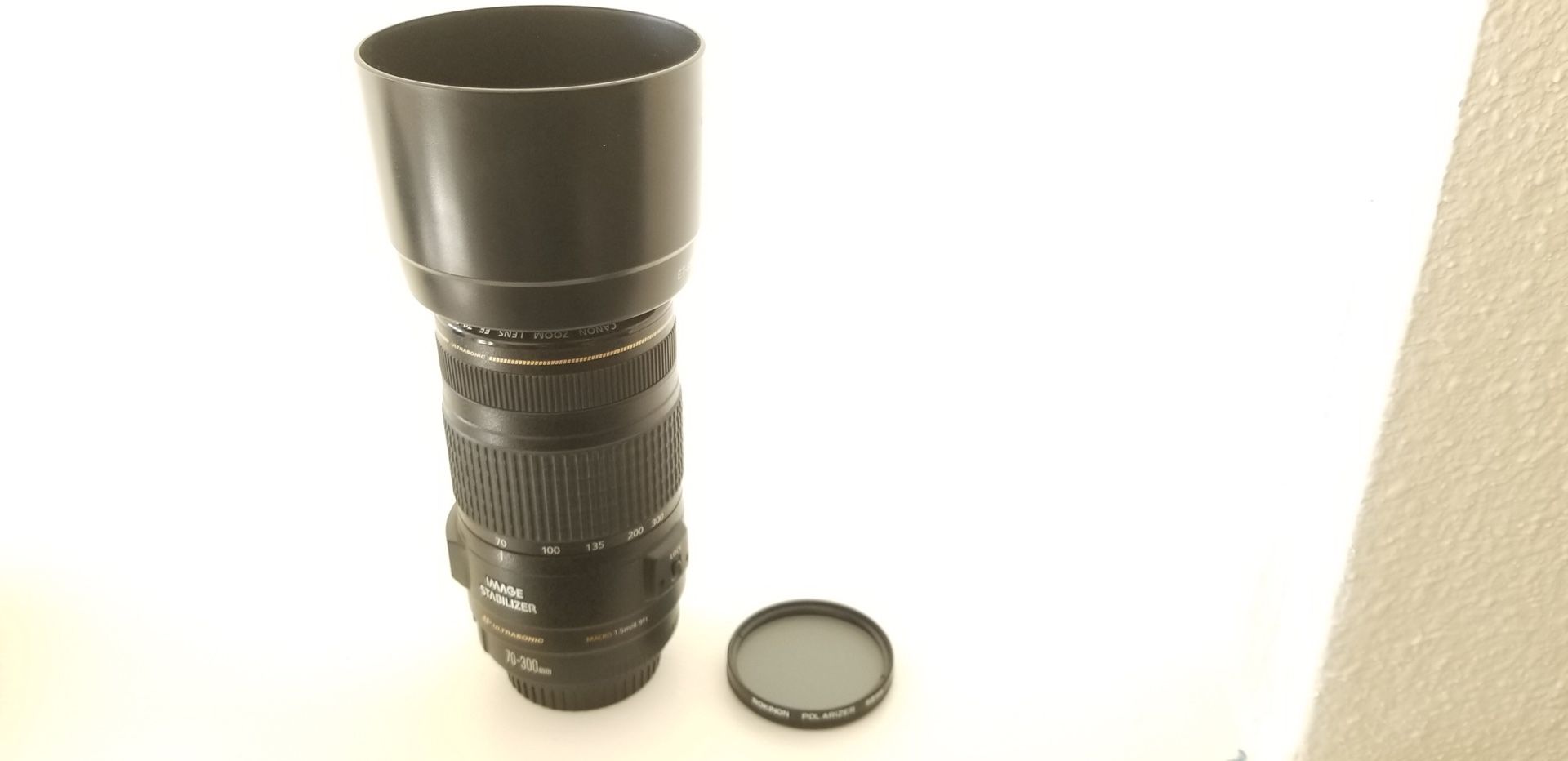 Canon 70-300mm IS USM DSLR lens (excellent condition)