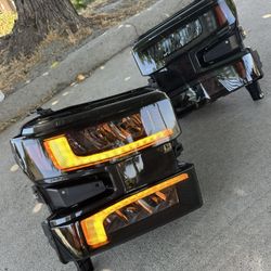 Chevy Silverado 19-21 Led Headlights Nuevas $500