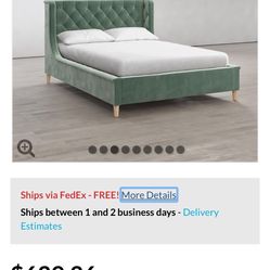 Full Size Upholstered Bed Frame