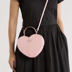 Kate Spade Crossbody Pink Heart Purse  NEW
