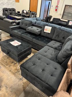 SECTIONAL  SOFA FOR SALE!!! $10 down ONLY* !!NO CREDIT NEEDED !! TAKE IT HOME TODAY!! 🚛 SAME DAY DELIVERY AVAILABLE 🚚 Se Habla Español