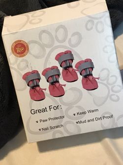 Indoor dog shoes two sets $10