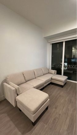 6 seat comfy modular sofa