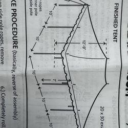 20 X 20 Pole Tent