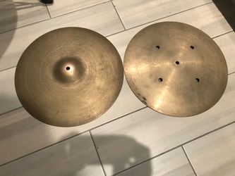 Zildjian 15” quick beats Hi Hats Cymbals for drum set