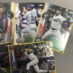 Topps Chrome Baseball cards