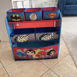 Boys room storage organizer bins