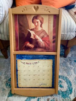 Oak Frame for Your Calendar